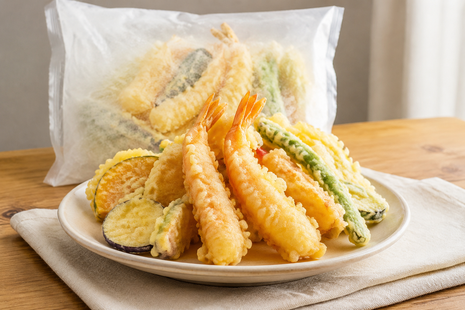 天妇罗裹浆油炸加工解决方案食品陈列视觉